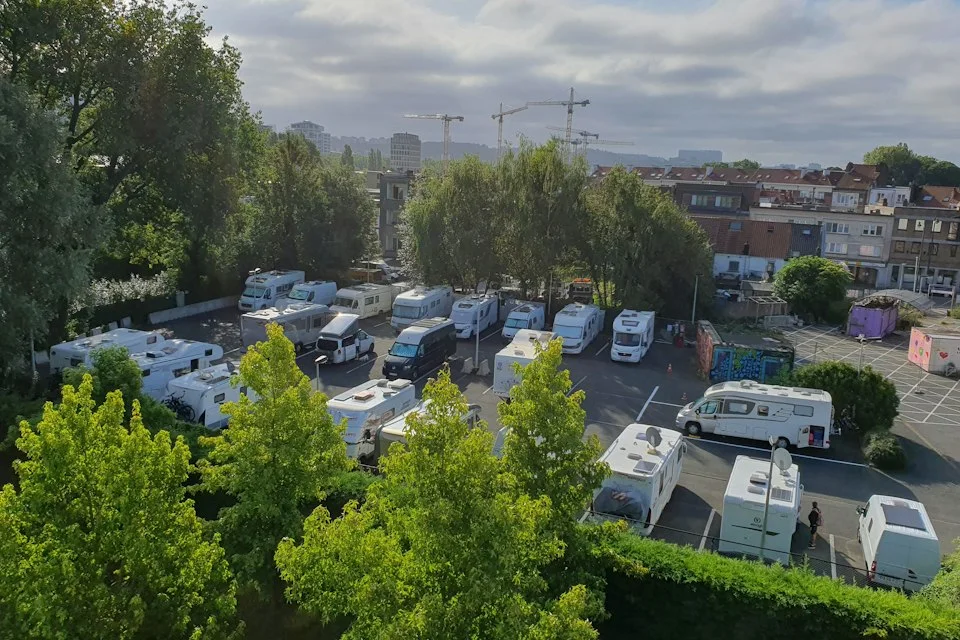 Camp in Brussels