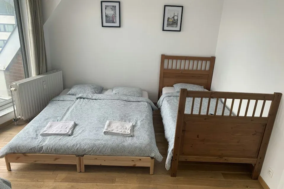 Penthouse lumineux avec 2 chambres et balcons