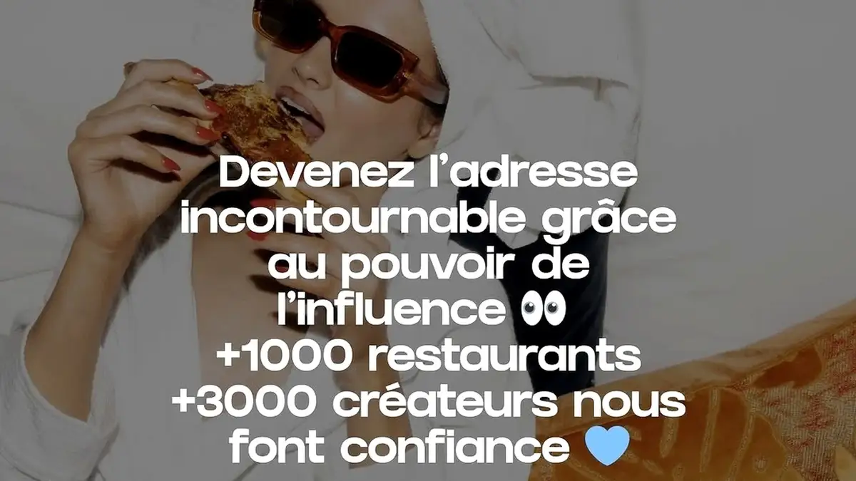 Visuel BeHype : plus de 1 000 restaurants et 3 000 créateurs font confiance à la marketplace d’influence.