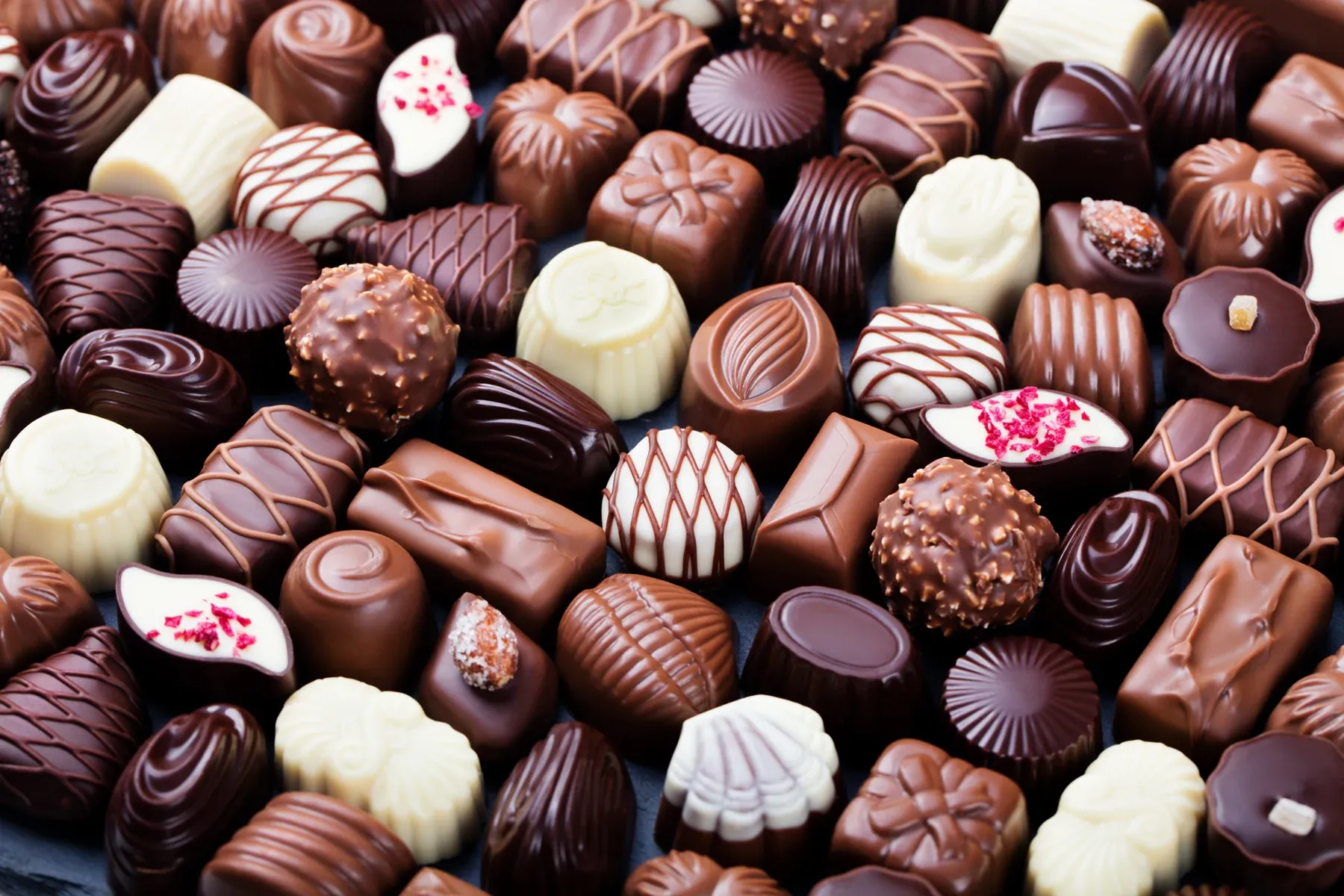 Chocolat à Bruxelles : pralines, carrés, tablettes, barres, biscuits