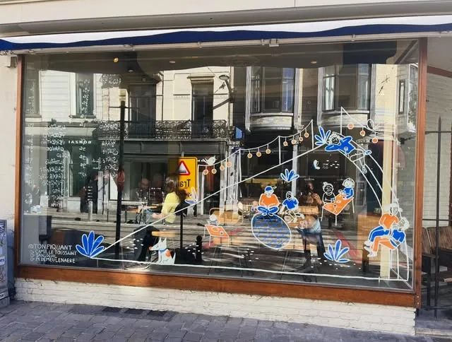 De etalage van Marcella, rue du Bailli