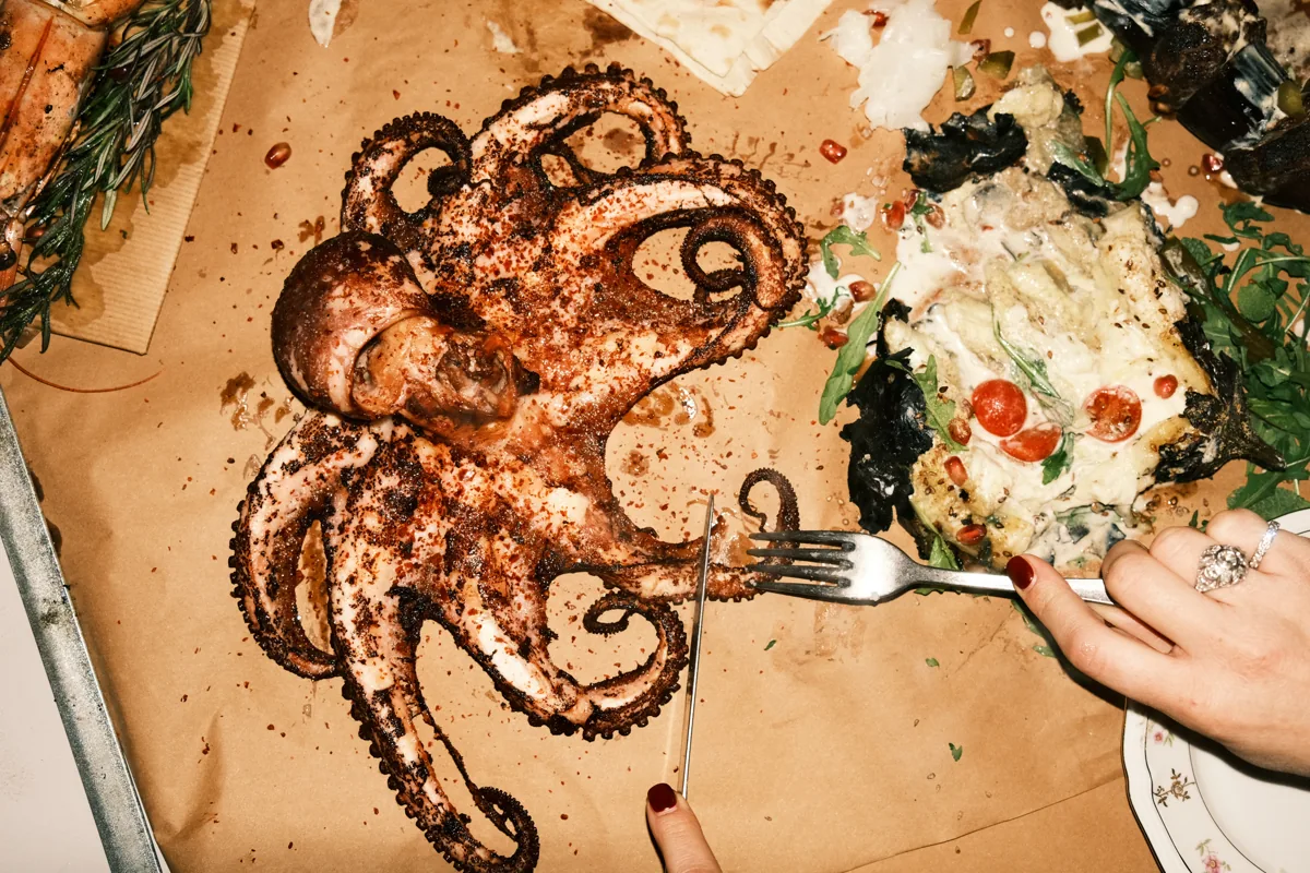 Une table à partager chez Kamoun
