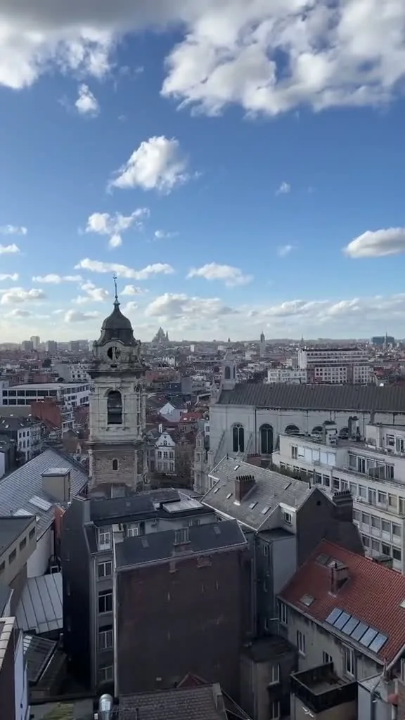 Rooftop 58 — un panorama sur Bruxelles - image extraite de la vidéo source
